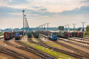 stacja kolejowa transport