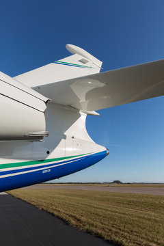 View of airplane on runway