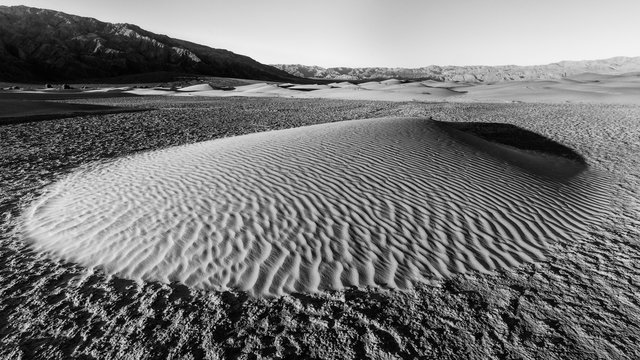 View of Mesquite Flat Sand Dunes in Death Valley National Park