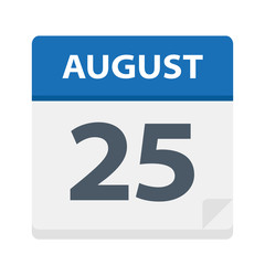 August 25 - Calendar Icon