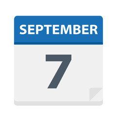 September 7 - Calendar Icon