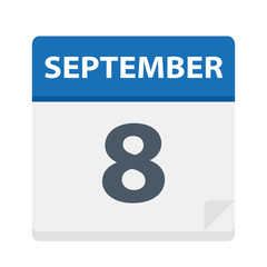 September 8 - Calendar Icon