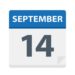 September 14 - Calendar Icon