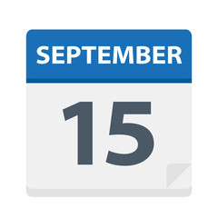 September 15 - Calendar Icon