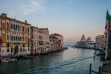 Naklejka premium The grand canal of the city of Venice