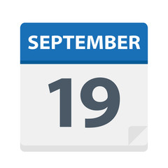 September 19 - Calendar Icon