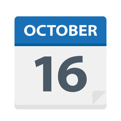 October 16 - Calendar Icon