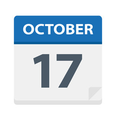 October 17 - Calendar Icon