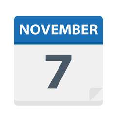 November 7 - Calendar Icon