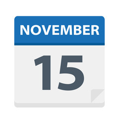 November 15 - Calendar Icon