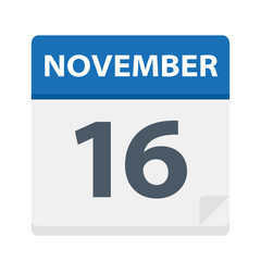 November 16 - Calendar Icon