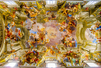 Cathedral ceiling in Rome