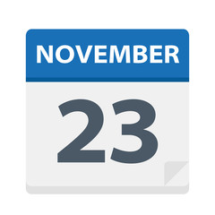 November 23 - Calendar Icon