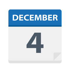 December 4 - Calendar Icon