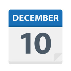 December 10 - Calendar Icon