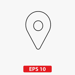 Location icon. Vector