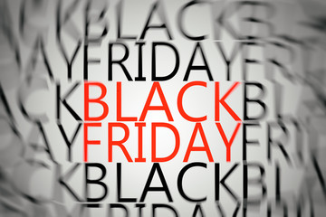 Obraz premium Black friday banner