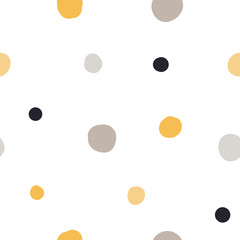 Modern seamless pattern with abstract colorful shapes