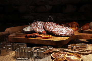 Typical German Gingerbreads such as Lebkuchen and Aachener Printen