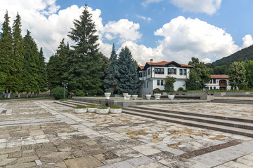 Old traditional Bulgarian school in historic town of Kalofer, Plovdiv Region, Bulgaria