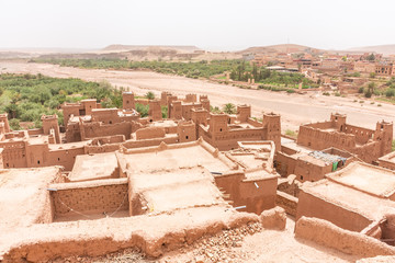 Ait Benhaddou ancient kasbah in the desert, Morocco