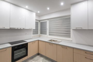 Modern kitchen interior in the house