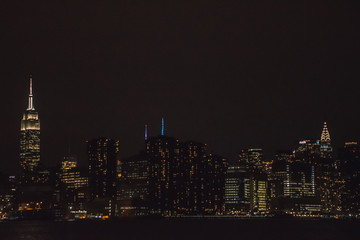 Fototapeta na wymiar New York City at Night
