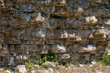 sandstone rock details close up