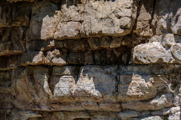 sandstone rock details close up