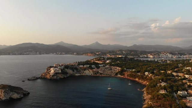 Aerial View, Flight over the Islands Malgrats,  El Torro, Region Santa Ponca  Mallorca