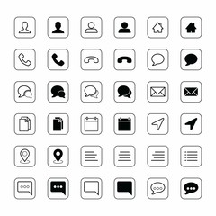 Universal Outline Icons For Web and Mobile
