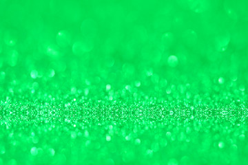 green glitter texture christmas abstract background, Defocused abstract green glitter texture background