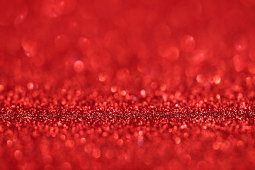 red glitter texture christmas abstract background, Defocused abstract red glitter texture background