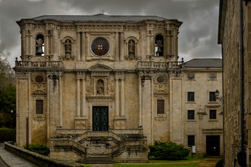 Obraz premium Monasterio de Samos Entrada de la iglesia