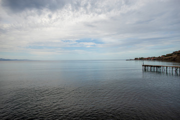 Fototapeta premium Steg am Meer