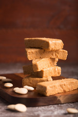 Turron is a typical Christmas food in Spain