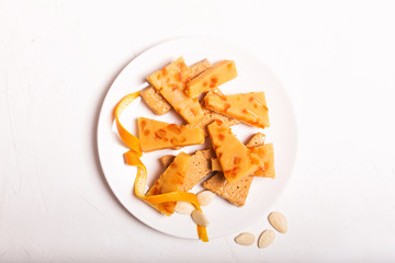Turron is a typical Christmas food in Spain