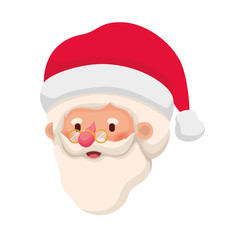 head santa claus avatar character