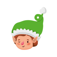 elf head with hat avatar character