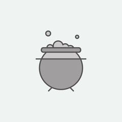 Halloween cauldron colored icon. One of the Halloween collection icons for websites, web design, mobile app