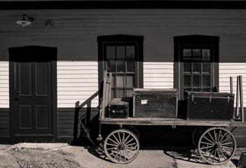 Fototapeta na wymiar The Trunk Wagon