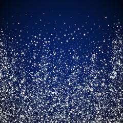 Amazing falling stars Christmas background. Subtle