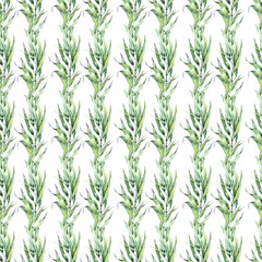 background with green leaves