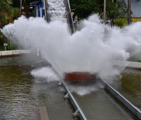 moment of Waterpark splash