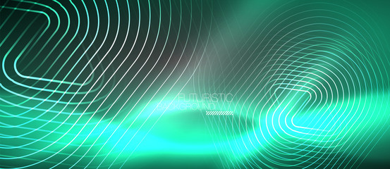 Vector neon color abstract background