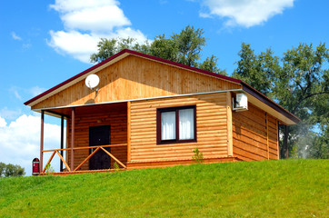 Obraz premium The wooden house