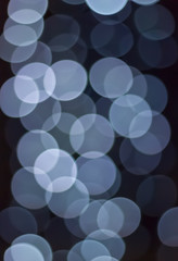 Blurred christmas lights background.