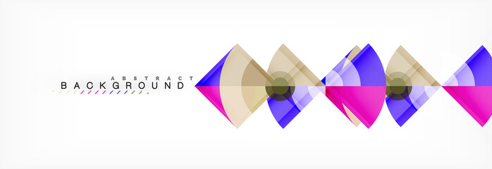 Modern geometric abstract background