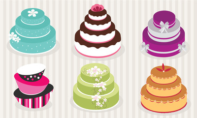 Elegant Wedding Cakes