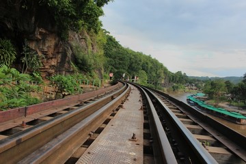 railway in the mountains